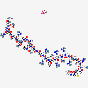 Chemical structure of Apelin-36(human) TFA