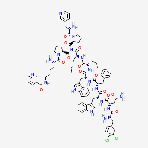 Chemical structure of Spantide II