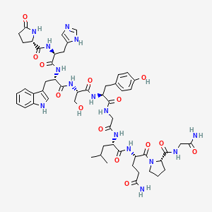 Chemical structure of [Gln8]-C517 (LH-RH), chicken