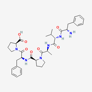 Chemical structure of Hexapeptide-11