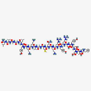 Chemical structure of PACAP (6-27) (human, ovine, rat)