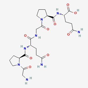 Chemical structure of Hexapeptide-9