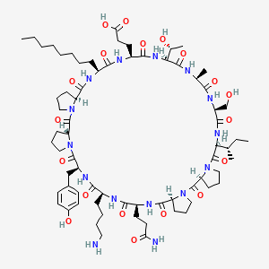 Chemical structure of Lonodelestat