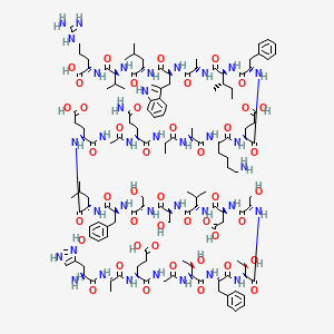 Chemical structure of Arg34GLP-1(7-34) (human)