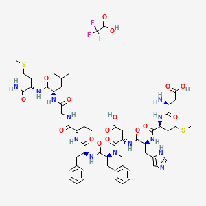 Chemical structure of [MePhe7]-Neurokinin B