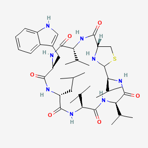 Chemical structure of Lugdunin