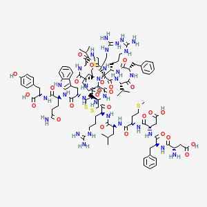 Chemical structure of (Phe13,Tyr19)-MCH (human, mouse, rat)