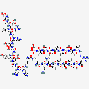 Chemical structure of Aβ1-14-εK-HBsAg3 Th