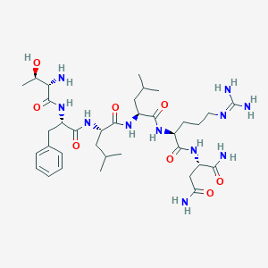 Chemical structure of TFLLRN-NH2
