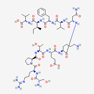 Chemical structure of Connexin mimetic peptide 40GAP27