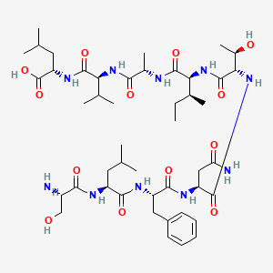 Chemical structure of OVA-Q4 Peptide