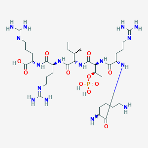 Chemical structure of KRpTIRR acetate