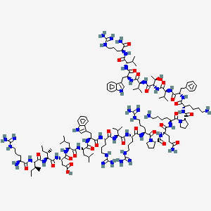 Chemical structure of PMAP-23