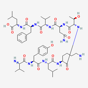 Chemical structure of IGRP(206-214)