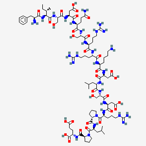 Chemical structure of Spexin-2 (53-70), human,mouse,rat