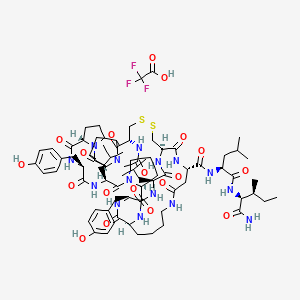 Chemical structure of KS-133 TFA