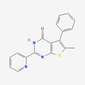 Chemical structure of Antimicrobial agent-21