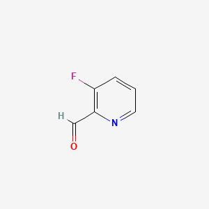 Chemical structure of 3-Fluoropyridine-2-carbaldehyde