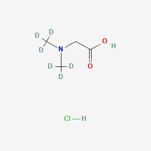 Chemical structure of N,N-Dimethylglycine-d6 hydrochloride
