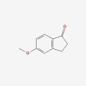 Chemical structure of 5-Methoxy-1-indanone
