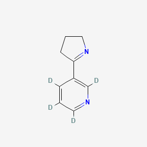 Chemical structure of Myosmine-d4