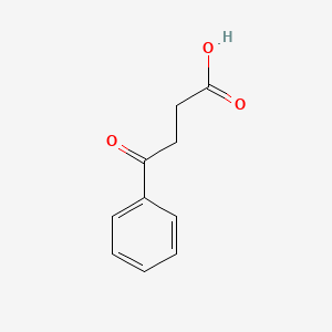 Chemical structure of 3-Benzoylpropionic acid