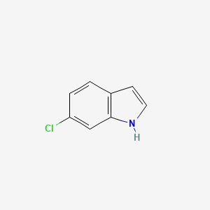 Chemical structure of 6-Chloroindole