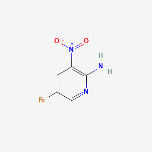 Chemical structure of 2-Amino-5-bromo-3-nitropyridine