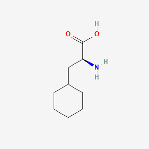 Chemical structure of Cyclohexylalanine