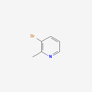 Chemical structure of 3-Bromo-2-methylpyridine