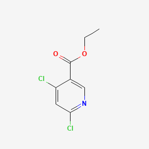 Chemical structure of Ethyl 4,6-dichloronicotinate
