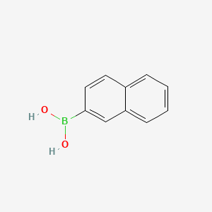 Chemical structure of 2-Naphthylboronic acid