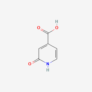 Chemical structure of 2-Hydroxyisonicotinic Acid