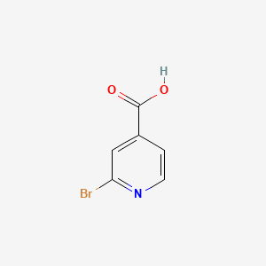 Chemical structure of 2-Bromoisonicotinic acid