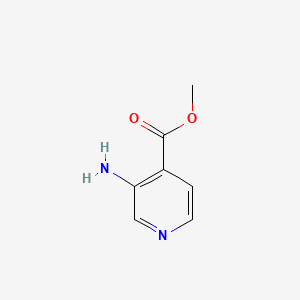 Chemical structure of Methyl 3-aminopyridine-4-carboxylate