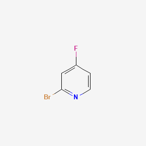 Chemical structure of 2-Bromo-4-fluoropyridine