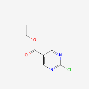 Chemical structure of Ethyl 2-chloropyrimidine-5-carboxylate