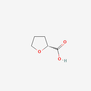 Chemical structure of Tetrahydro-2-furoic acid, (+)-