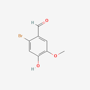 Chemical structure of 6-Bromovanillin