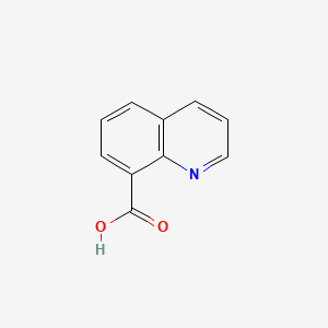 Chemical structure of 8-Quinolinecarboxylic acid