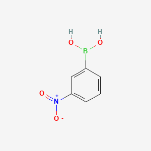 Chemical structure of 3-Nitrophenylboronic acid
