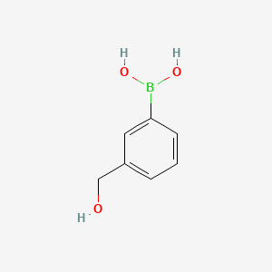 Chemical structure of (3-Hydroxymethyl)phenylboronic acid