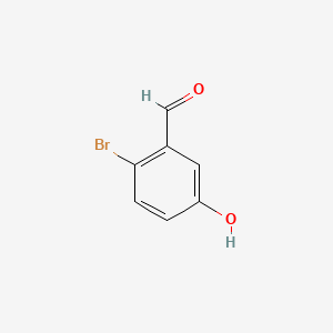 Chemical structure of 2-Bromo-5-hydroxybenzaldehyde