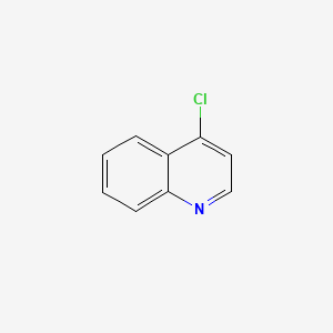Chemical structure of 4-Chloroquinoline