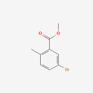 Chemical structure of Methyl 5-bromo-2-methylbenzoate