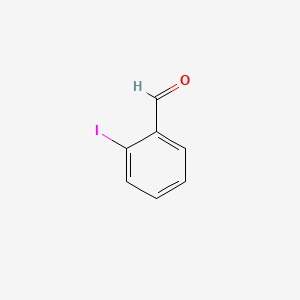 Chemical structure of 2-Iodobenzaldehyde