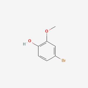 Chemical structure of 4-Bromo-2-methoxyphenol