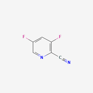 Chemical structure of 3,5-Difluoropicolinonitrile