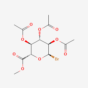 Chemical structure of Acetobromo-alpha-D-glucuronic acid methyl ester