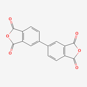 Chemical structure of 4,4'-Biphthalic anhydride